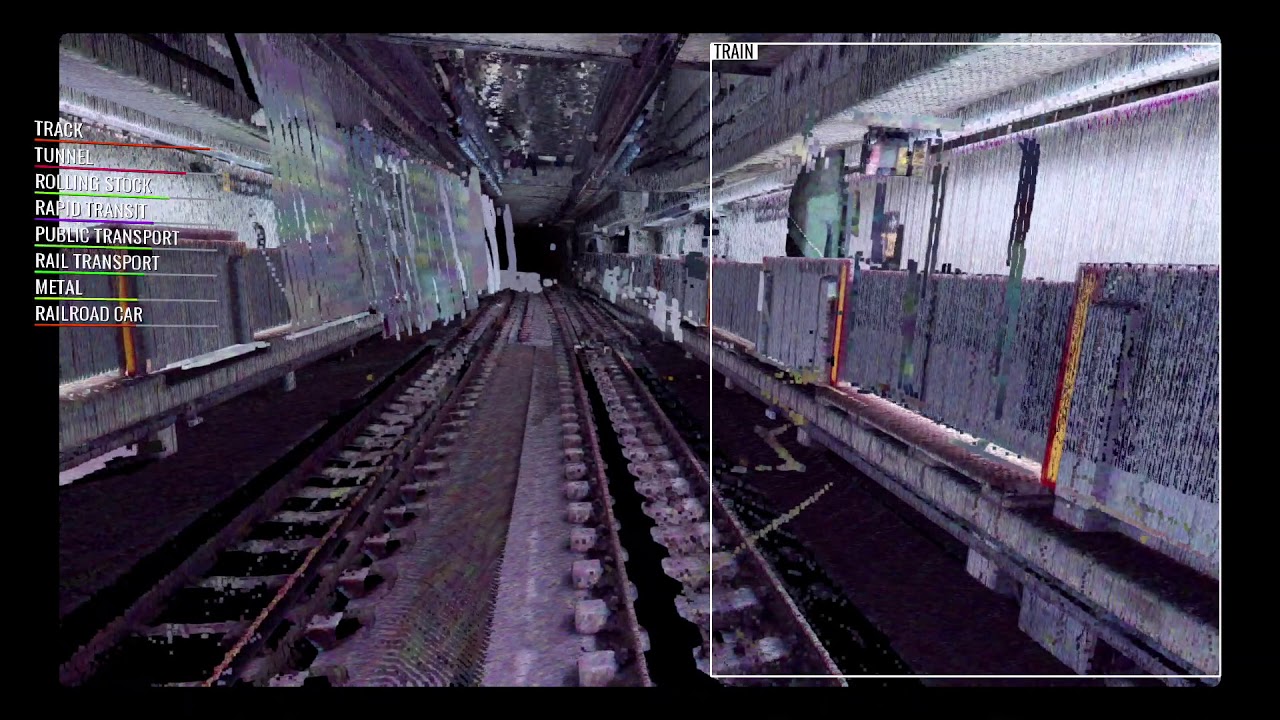The 3D Scanned Subway in Shibuya Tokyo