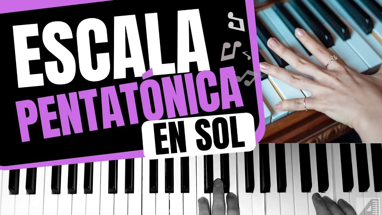 Cómo tocar escalas pentatónicas en piano (en Sol)