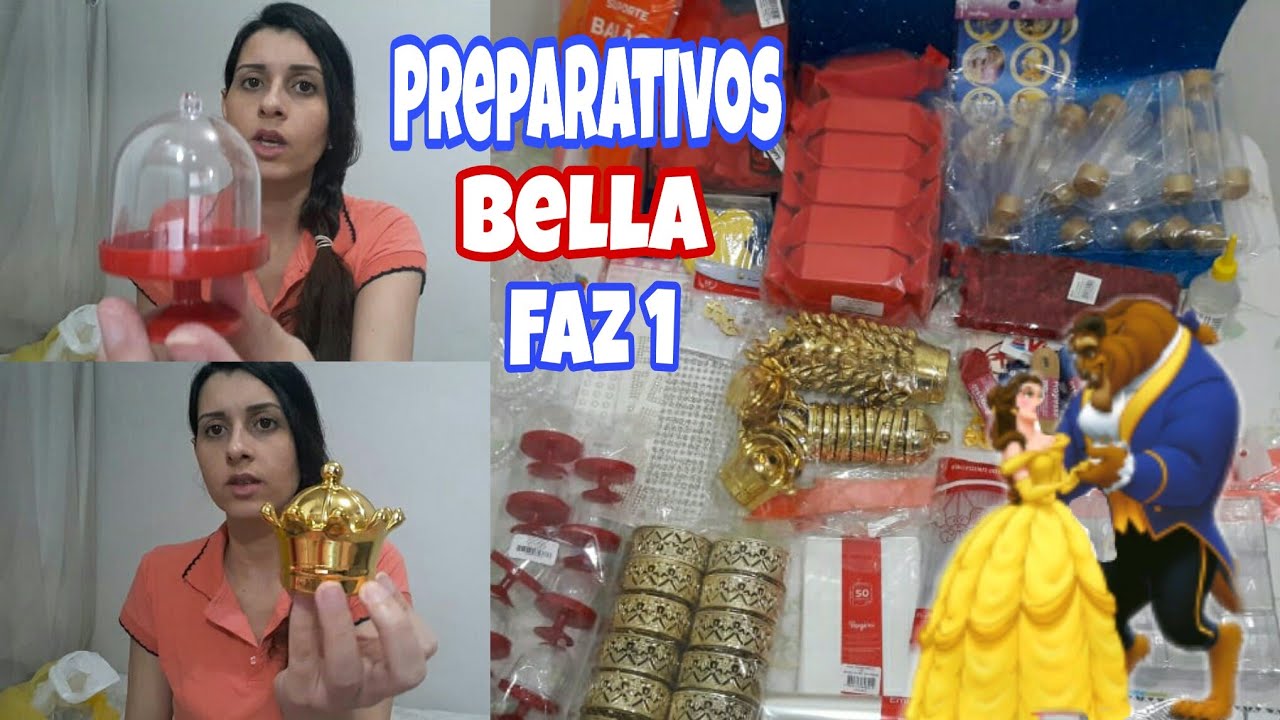 Preparativos Festa A Bela e a Fera | Bella Faz 1 | Comprinhas