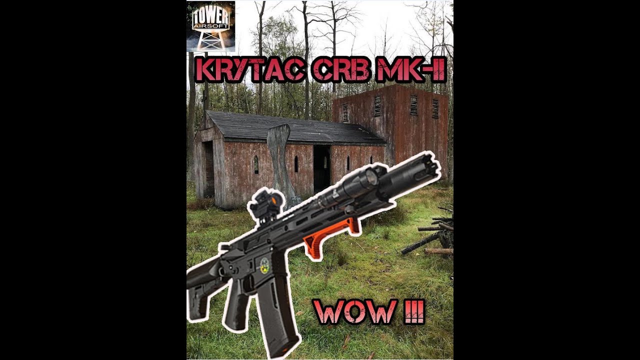 This Airsoft Gun is AWESOME! | Krytac Trident CRB MK-II | Umbrella Armoury upgrades Gameplay