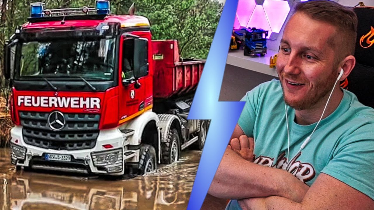 HFS Feuerwehr HOCHWASSERMODUL im Einsatz! 50000 Liter pro Minute - M4cM4nus reagiert