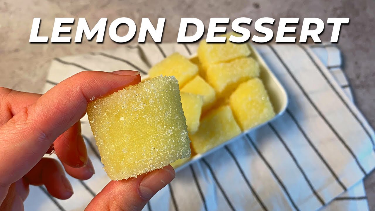 This Lemon Dessert WON'T Change Your Life, But It's Just Tasty 🍋 Easy Lemon Candy Recipe