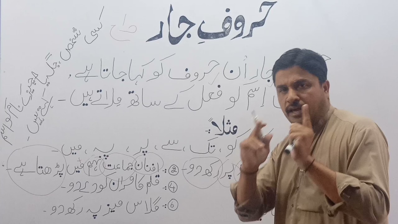 اردو گرامر۔۔حروف جار۔۔Huruf_e_jarr