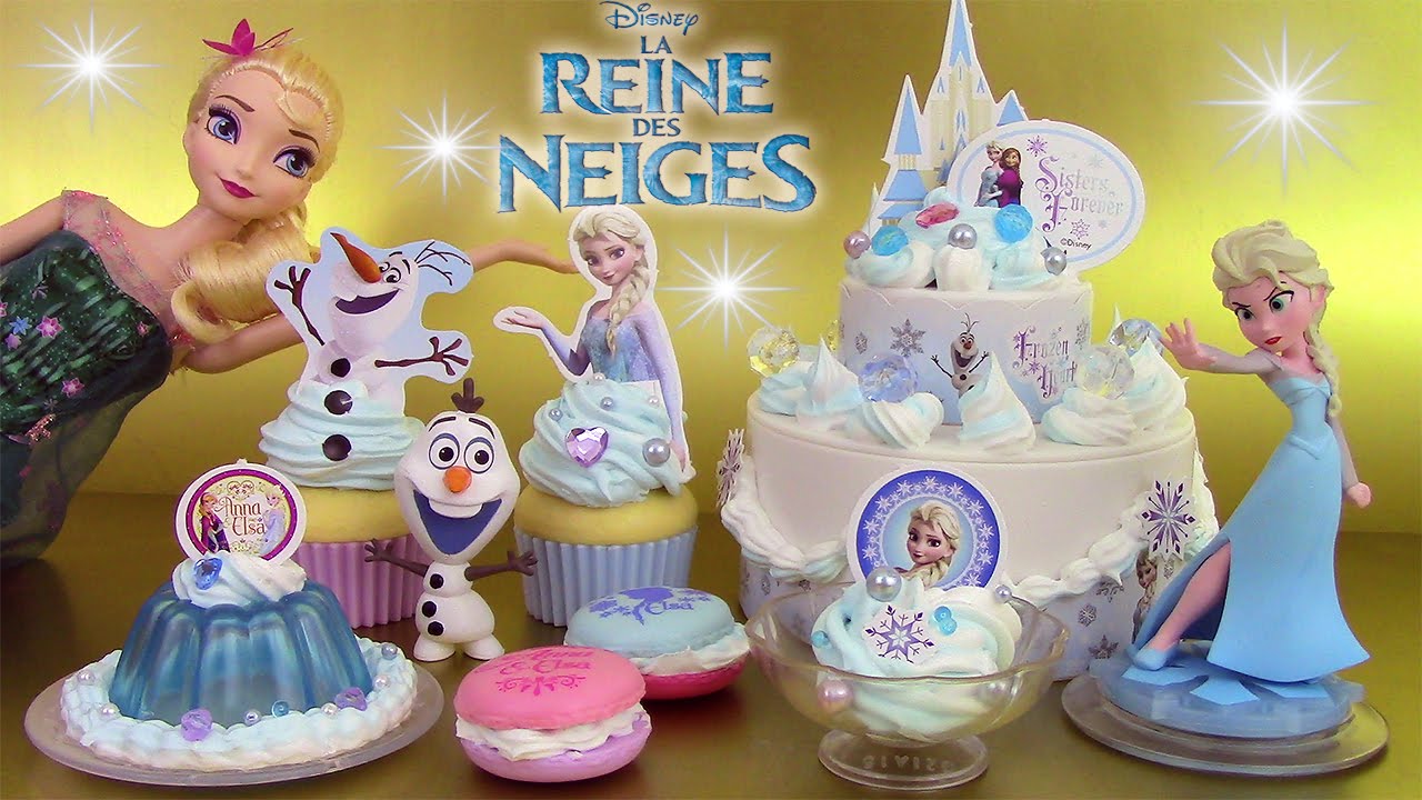 Reine des neiges Japan Frozen Whipple Gâteau  ホイップる アナと雪の女王セット
