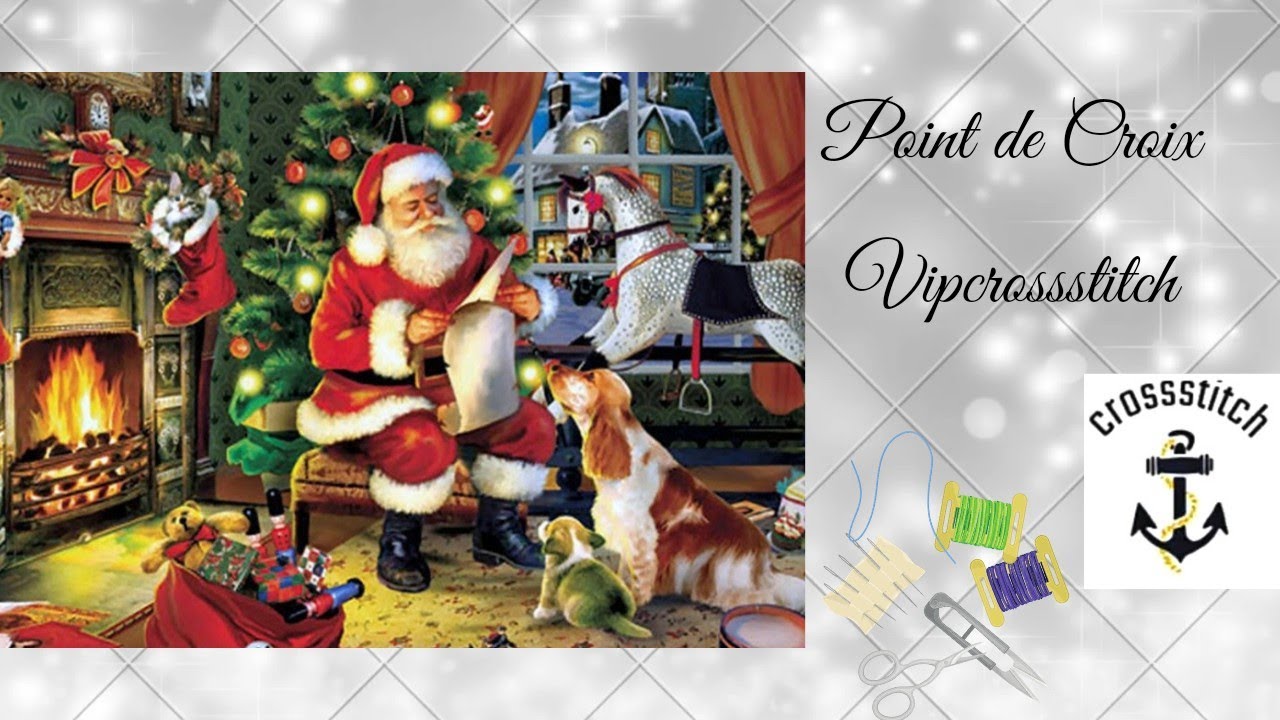 Point de croix #Vipcrossstitch #pointdecroix #broderie #noel