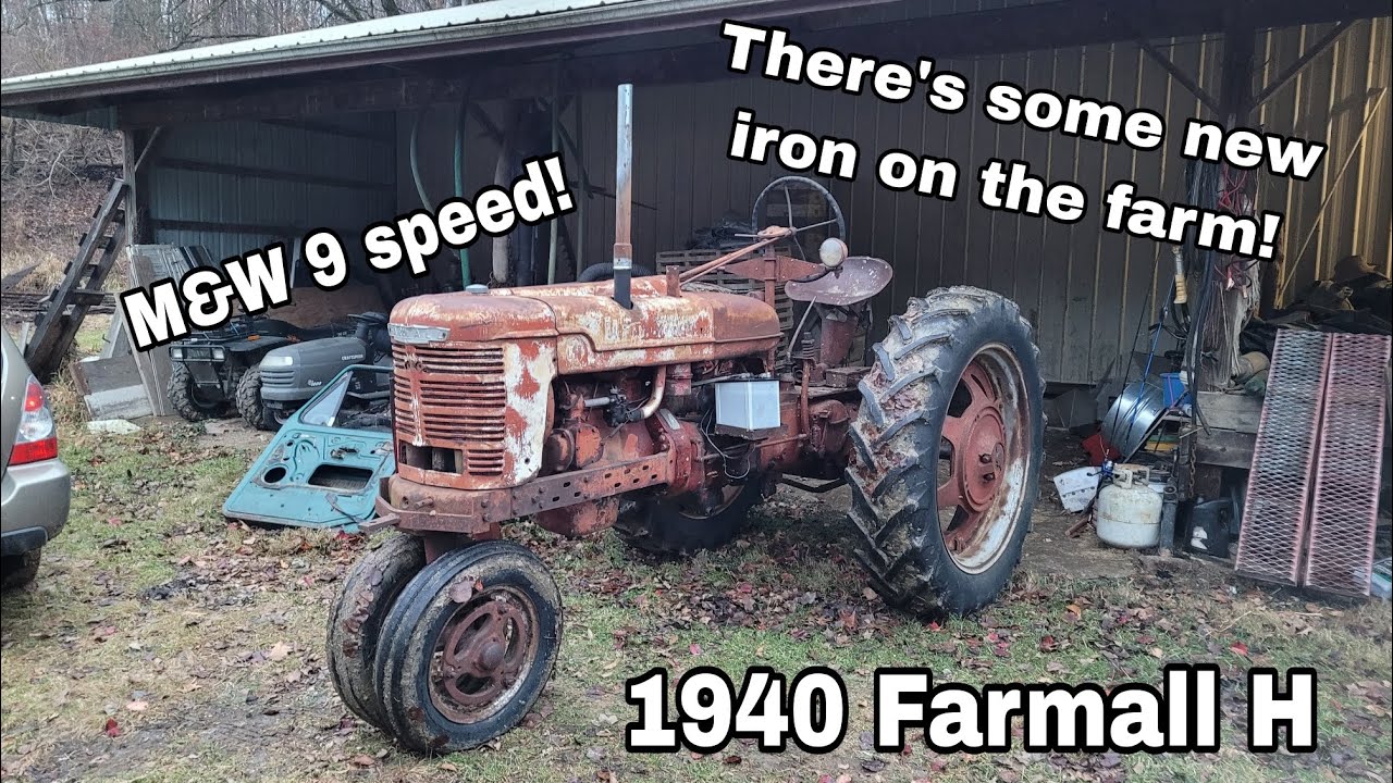 Reviving a 1940 Farmall H with M&W 9 speed.  Episode One.