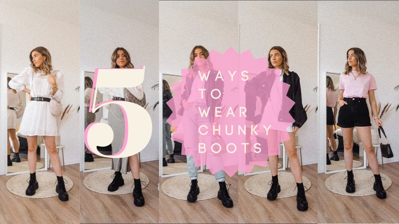 WAYS TO WEAR - CHUNKY BOOTS// Charlotte Olivia