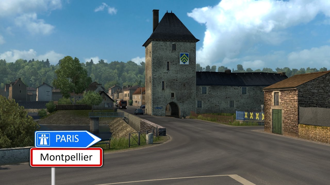 Euro Truck Simulator 2 - Montpellier to Paris (Vive la France)