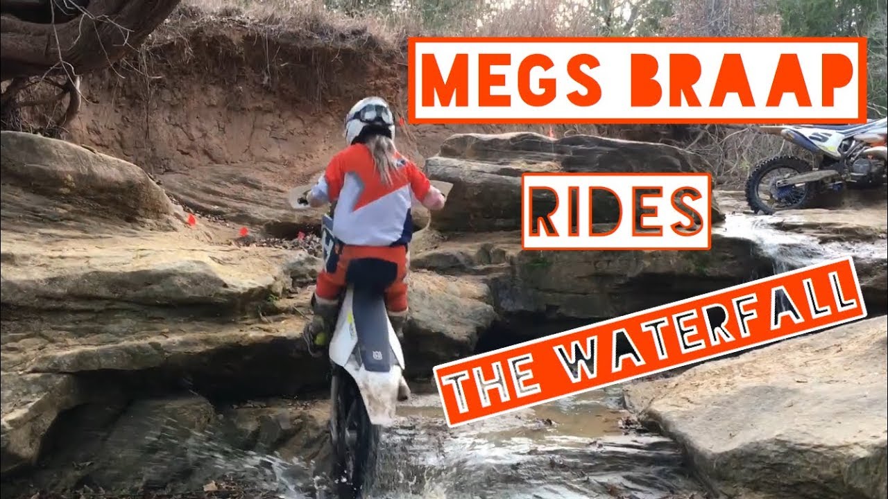 Megs Braap on the Grimpossible Waterfall Obstacle