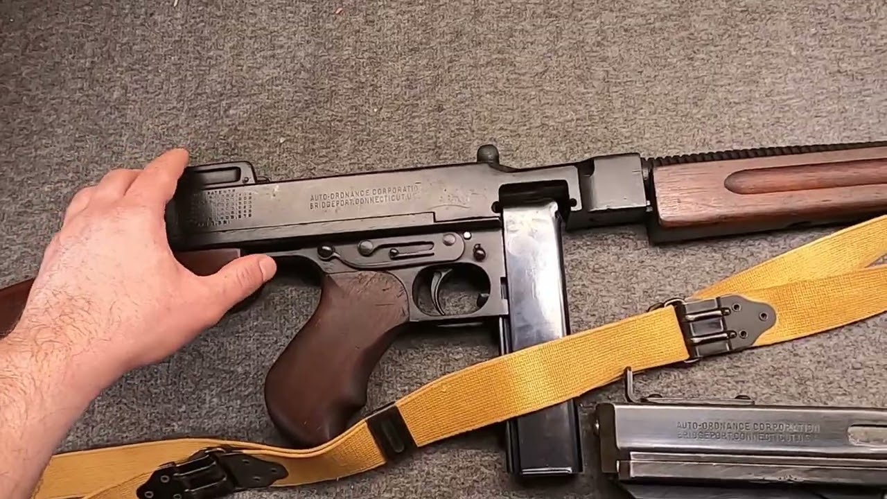 My Old M1928A1 & New M1 Semi-Auto Thompsons (Looking At The First 'Submachinegun' After 100 Years)