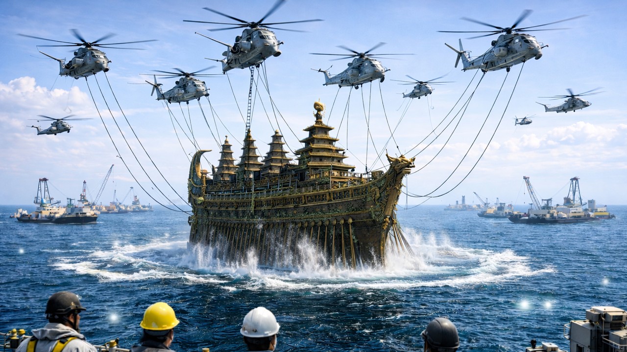 How an Imperial Warship of Former Emperor of China Reborn|The Largest Recovery Ever | You Never Know