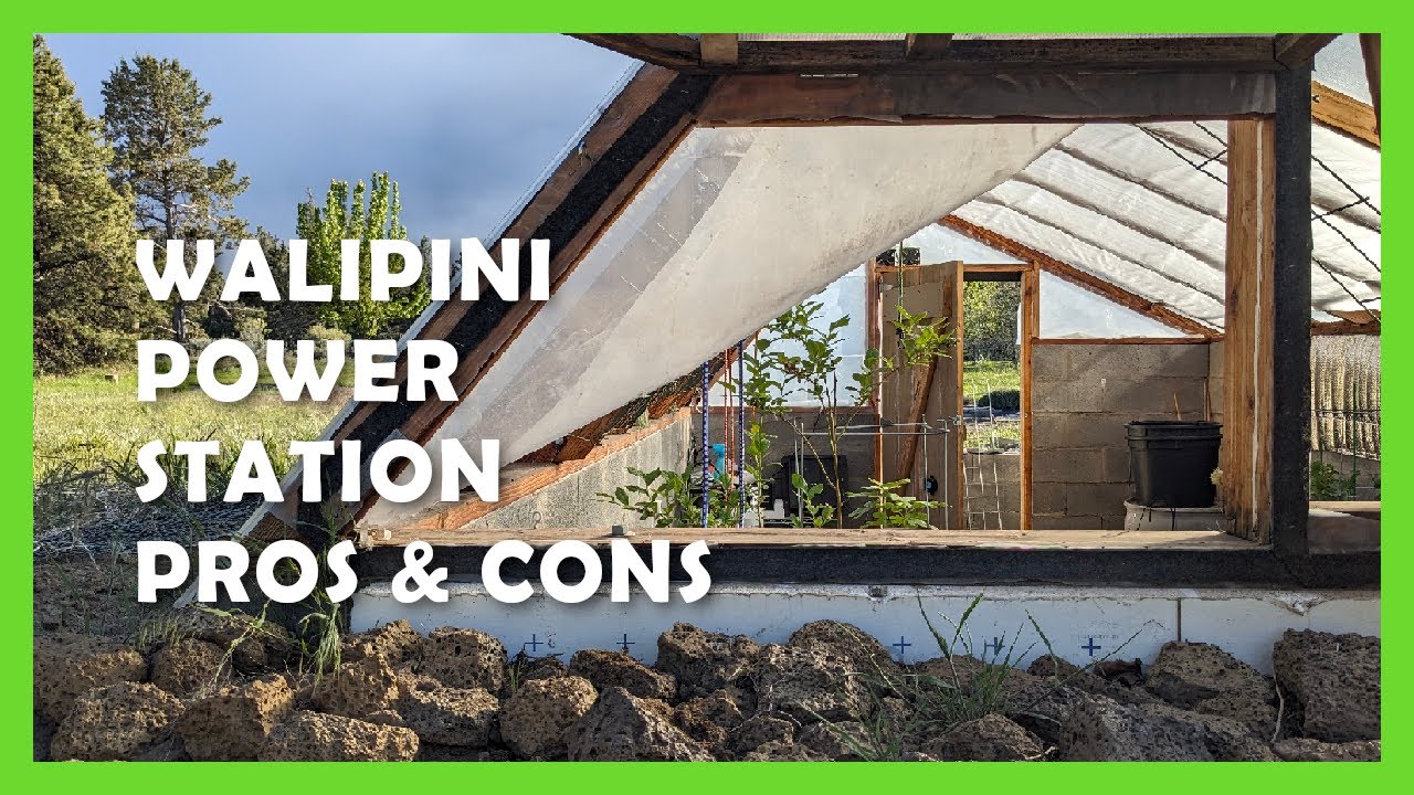 Walipini Sunken Greenhouse Power Station