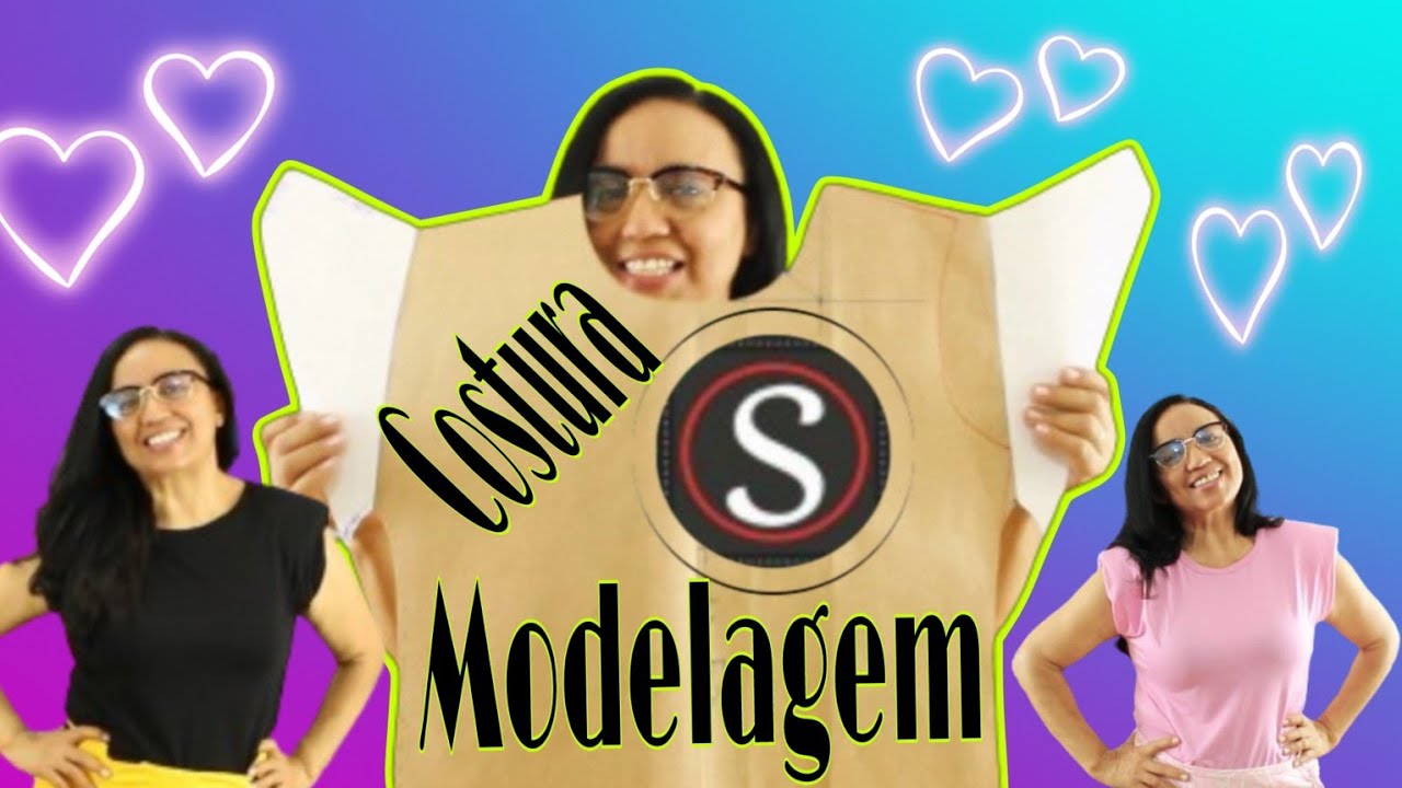Modelagem e costura da blusa de malha muito fácil🎁