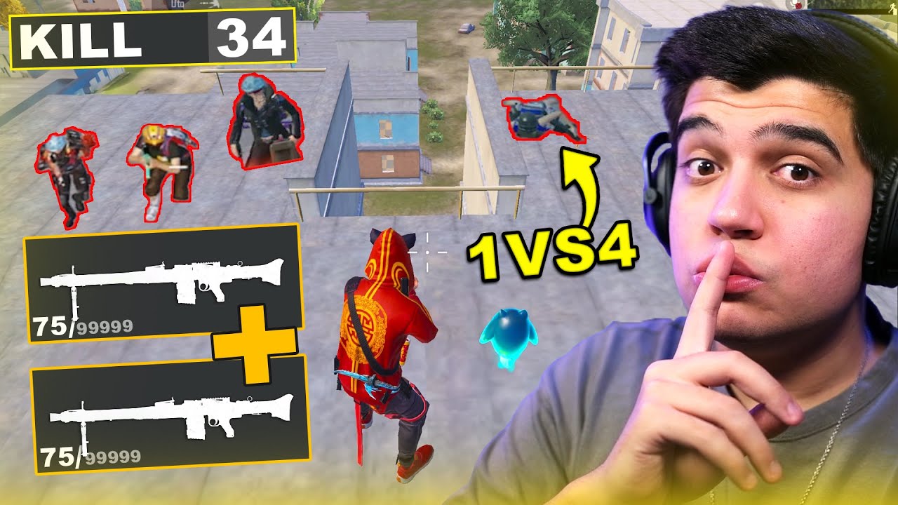 ÇİFT MG3 İLE ERANGELDE YARGI DAĞITTIM!! 😱 (SAĞLAM 1VS4) | PUBG Mobile