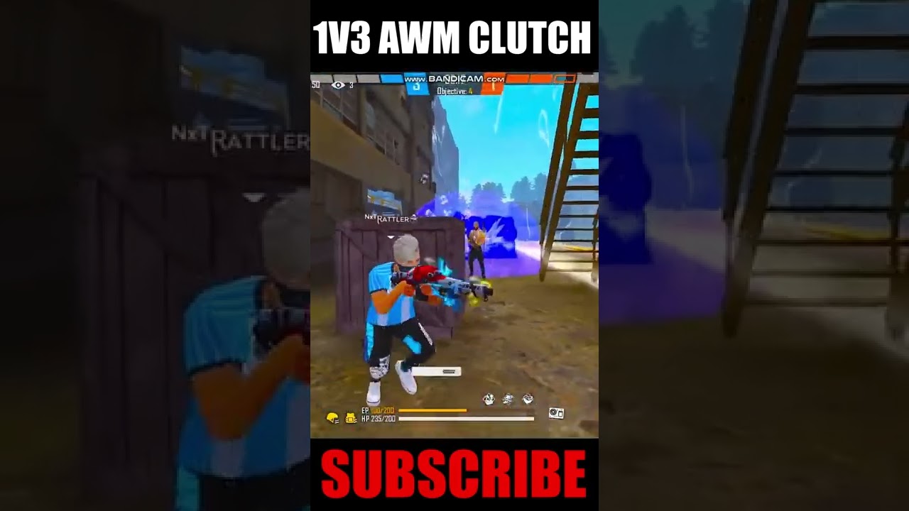 NXT RATLER 1VS3 IMPOSSIBLE CLUTCH || #nxtclassy #short
