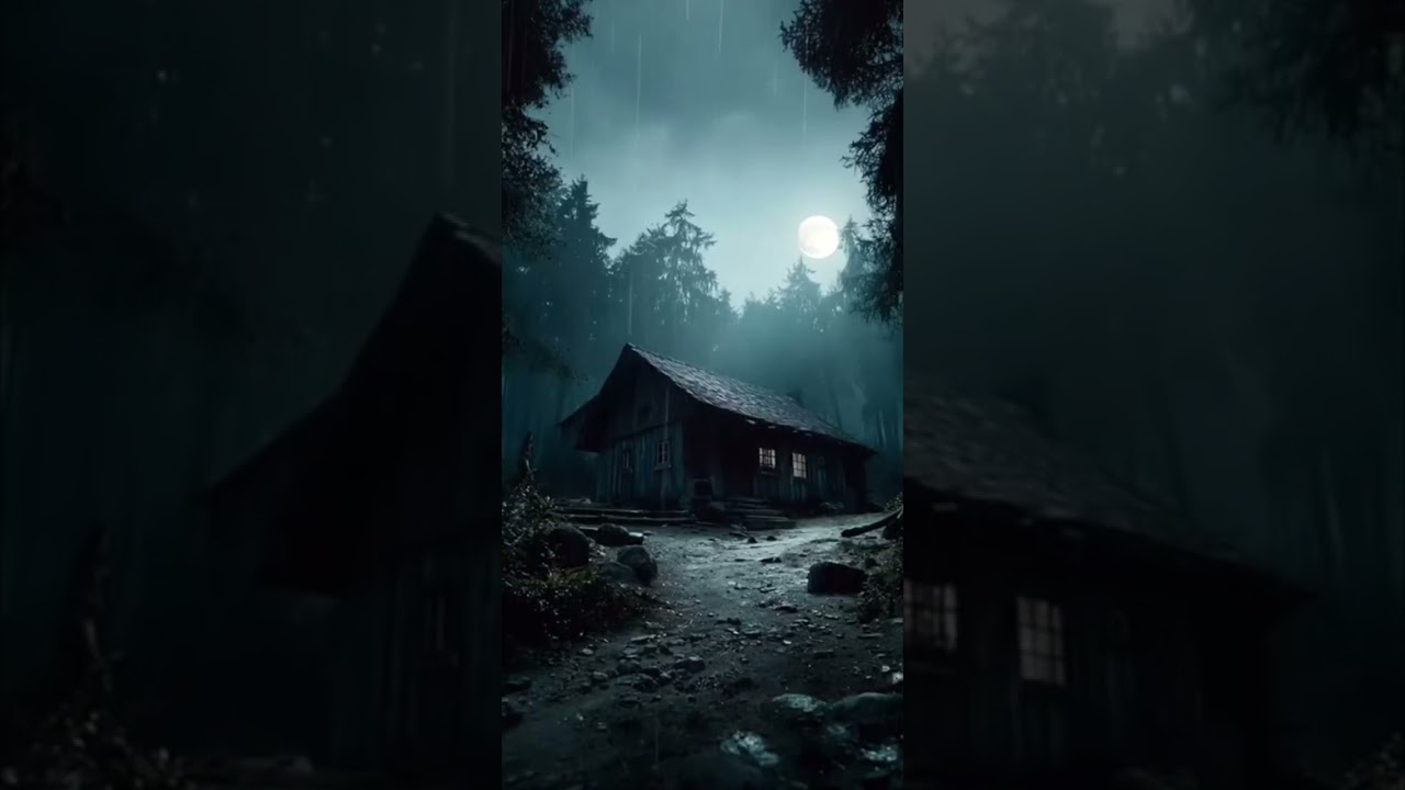 Dark Rainy Night 🌙 | Cinematic Moonlight Mood