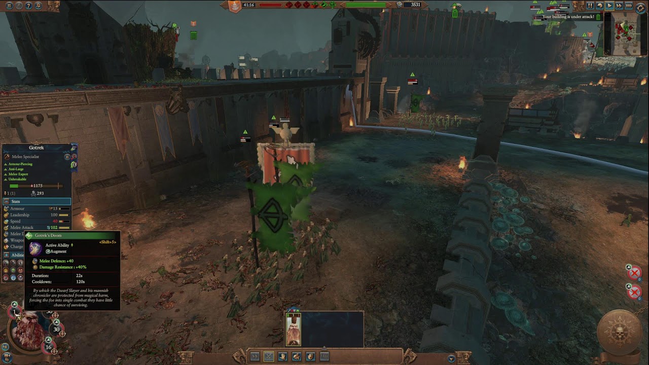 Warhammer 3 solo-one settlement versus the entire world