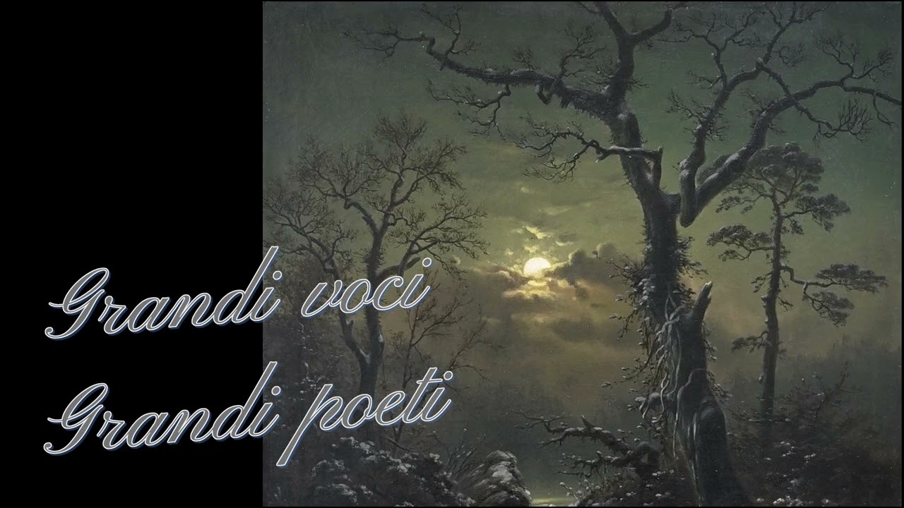 #173 Giacomo Leopardi - ALLA LUNA (letto da Albertazzi)