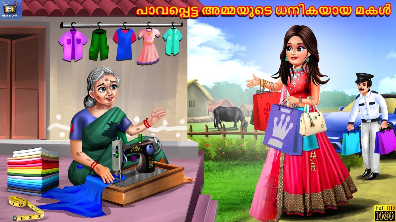 Paavappetta ammayude dhanikayaaya makal | Malayalam Stories | Bedtime Story | Malayalam Story |Story