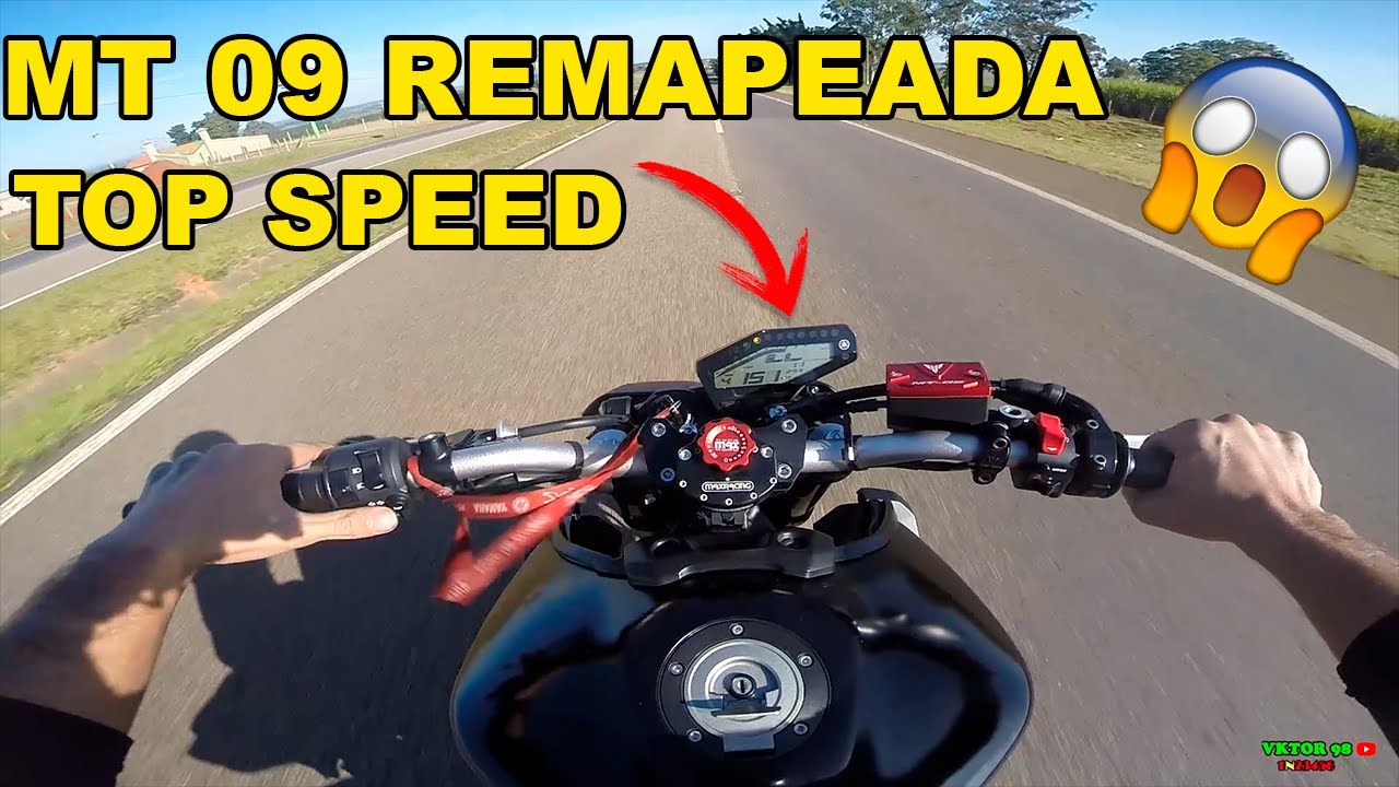MT 09 TOP SPEED | REMAPEADA