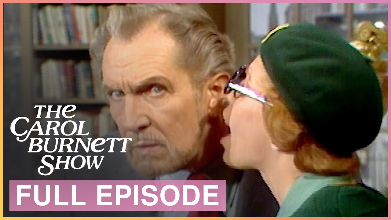 Vincent Price & Joan Rivers on The Carol Burnett Show | FULL Episode: S8 Ep14