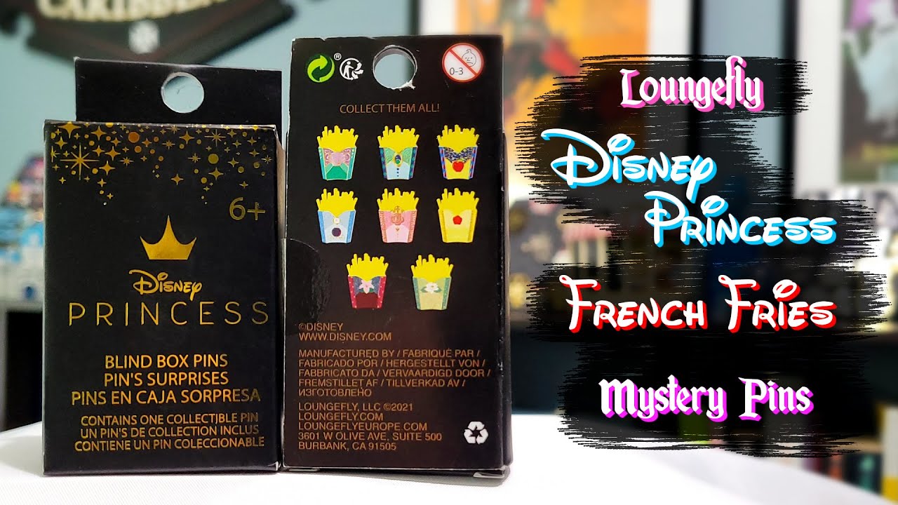Disney Pin Unboxing | Loungefly Disney Princess French Fries Mystery Pins