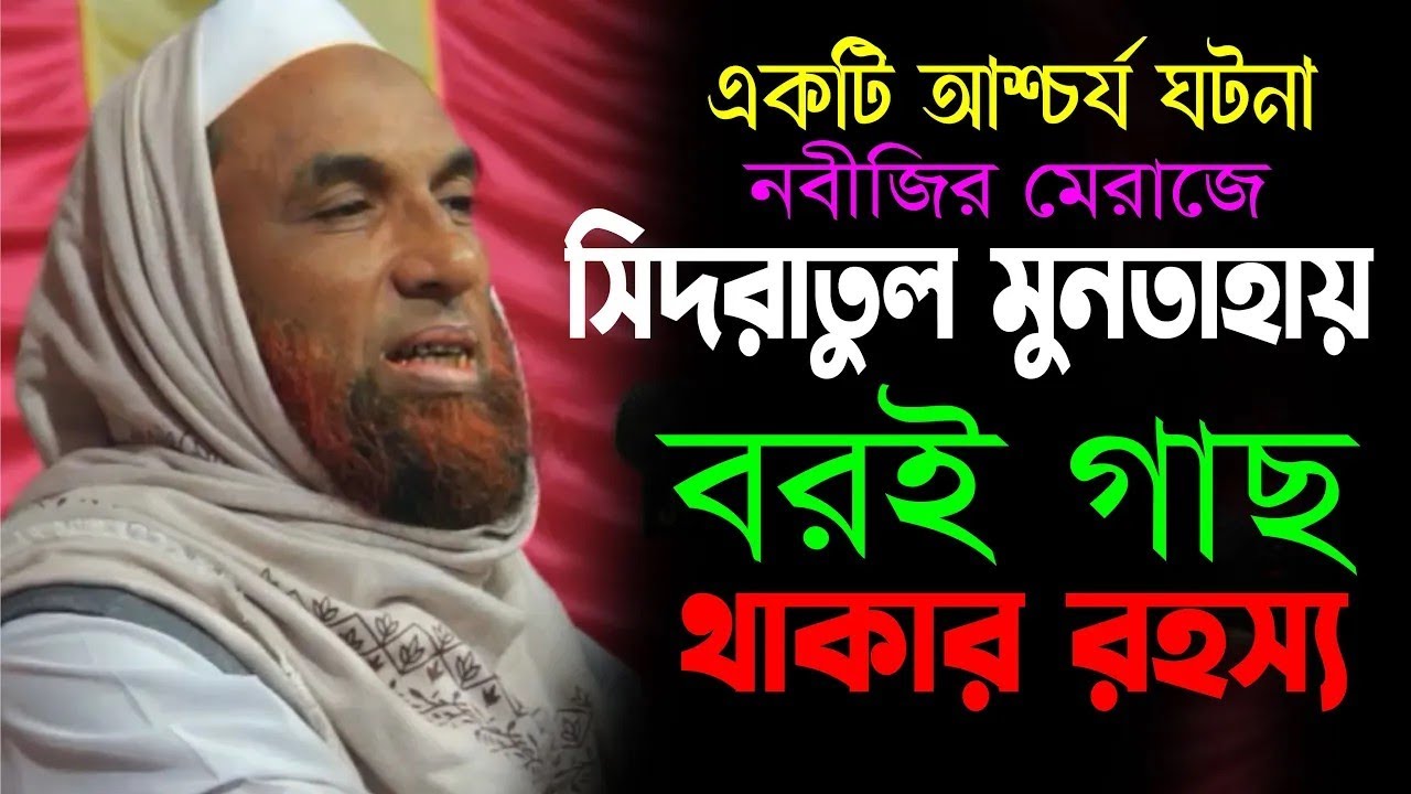 খুব মজার ওয়াজ ।। সিদরাতুল মুনতাহায় হাতির কানের মত বরই গাছের রহস্য Mowlana Nasir Uddin Juktibadi