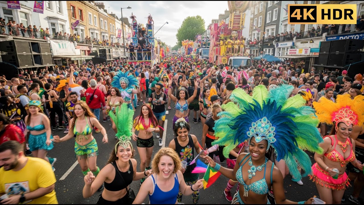 London’s Notting Hill Carnival | Full Tour & Parade Highlights | 2025