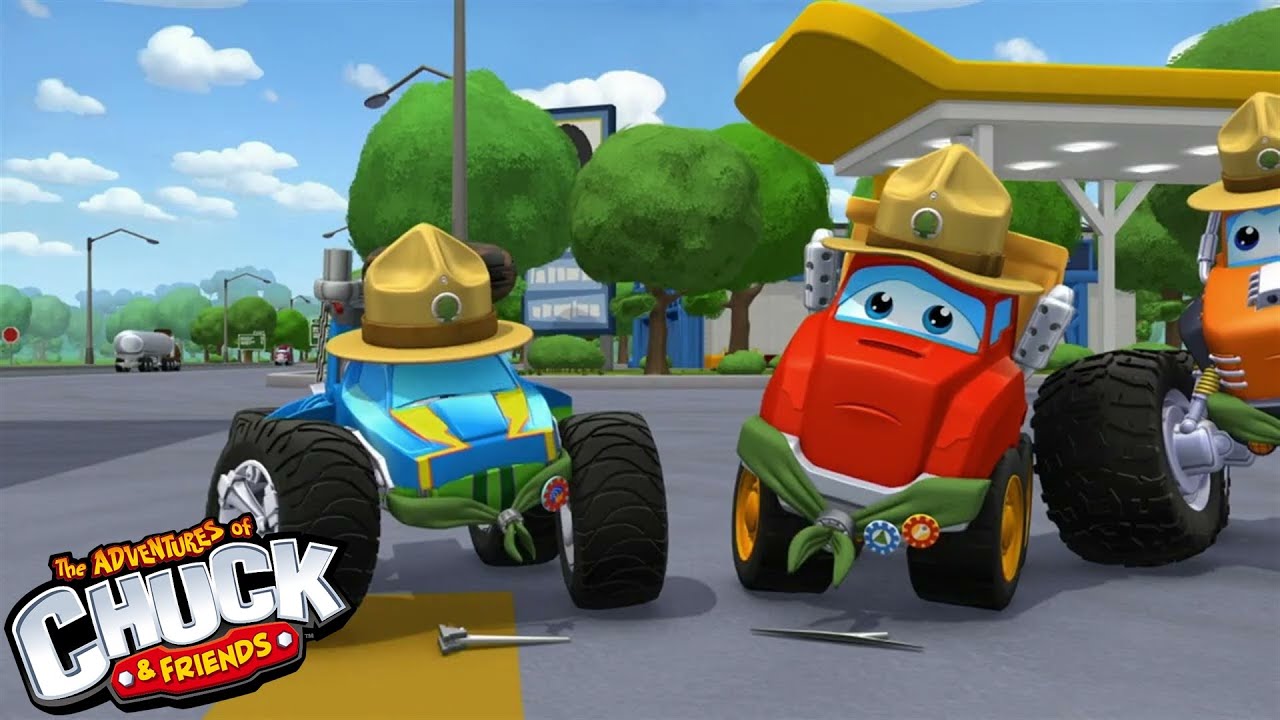 Learn with Chuck & Friends | Keep on Trackin'/The Bully | Cartoon for Kids