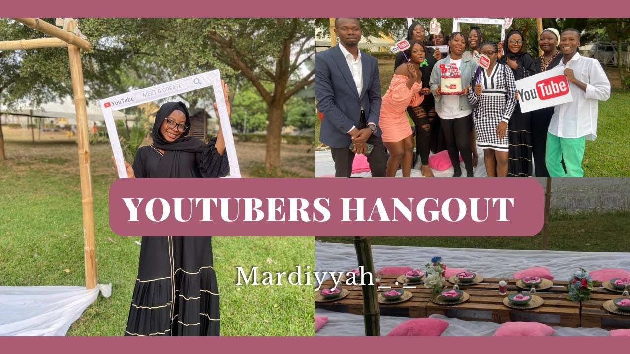 YOUTUBERS PICNIC HANGOUT: Meeting YouTubers || Mardiyyah_._