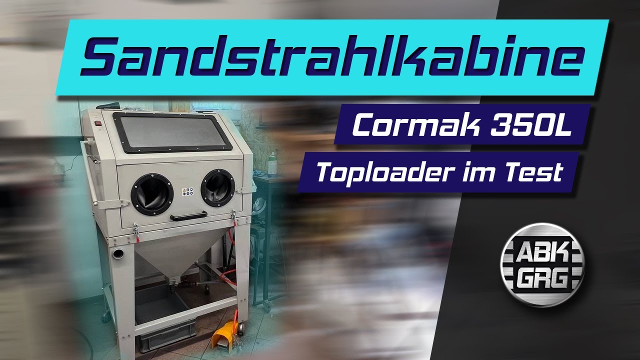 Cormak 350 Sandstrahlkabine im Test