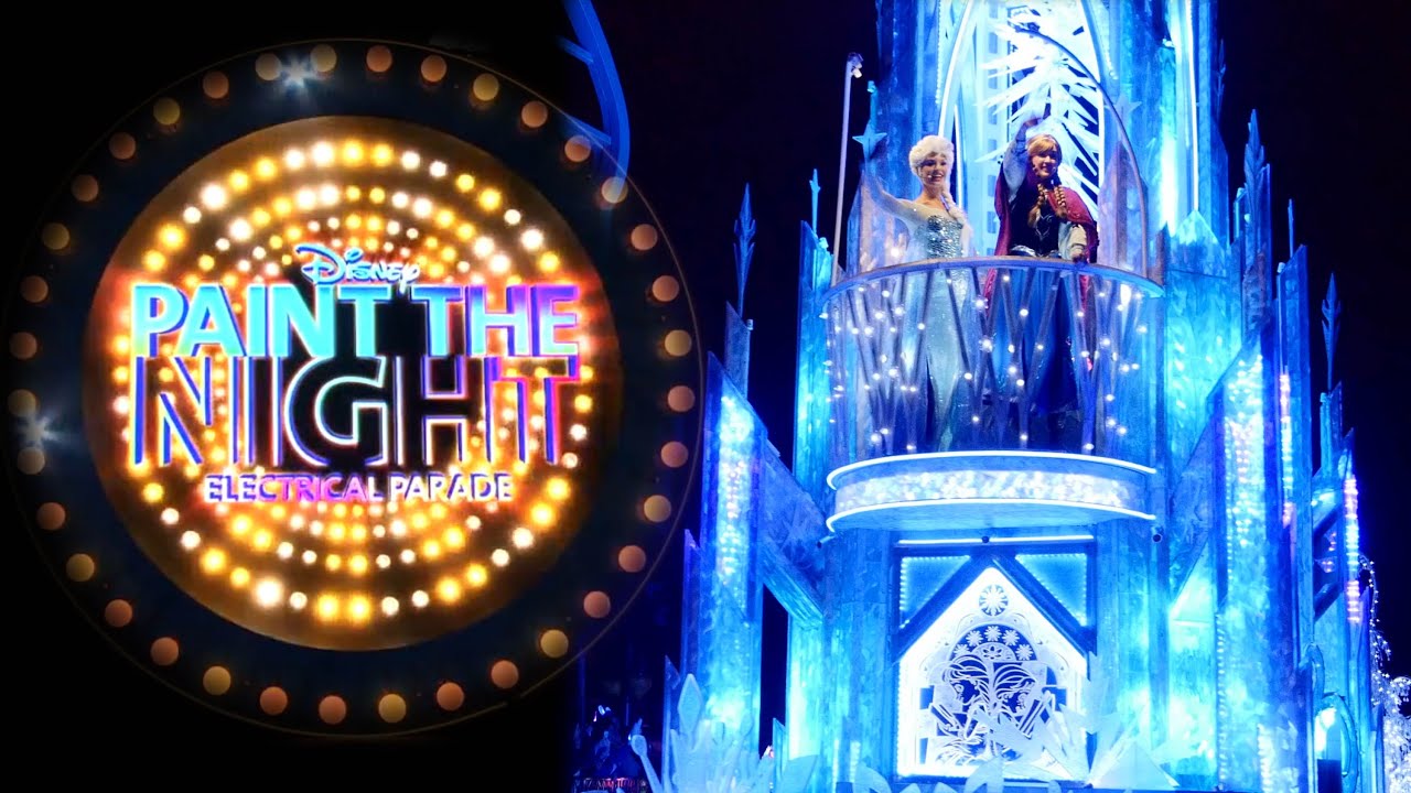 4K Paint the Night Parade Disneyland 60th Anniversary Full Version 2015-05-22  GH4 FROZEN