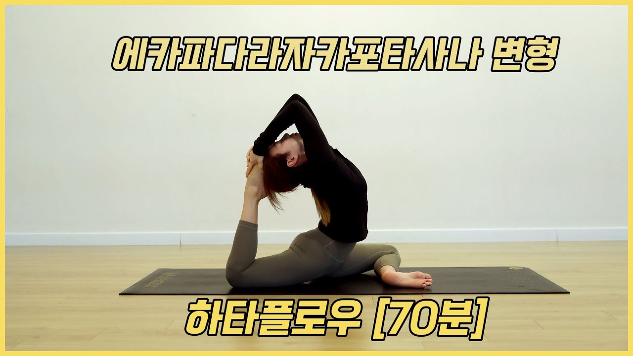 [70분] 에카파다 라자카포타사나 변형을 위한 하타플로우