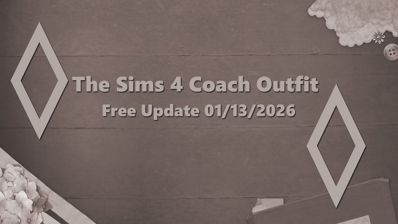 The Sims 4 Coach Outfit 2026