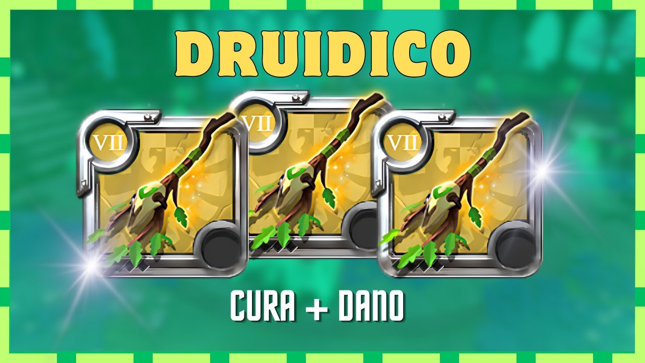 Cajado Druídico no PvP – Cura, Controle e Sobrevivência! 🌿🌿 #albion
