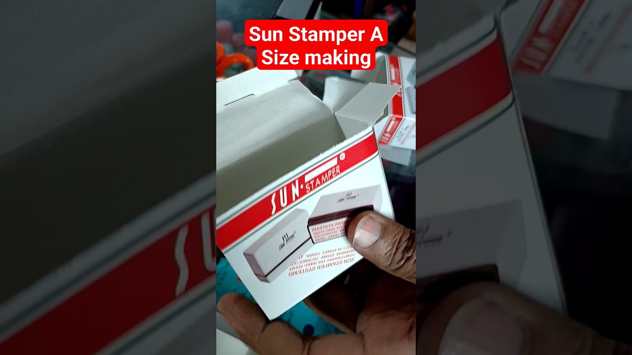 What Size is the Sun Stamp A? #sun #stamper #viral #shorts