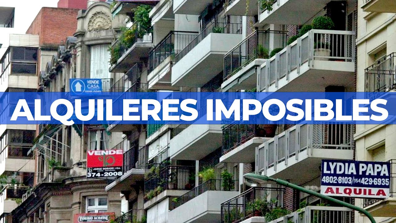 ¡ALQUILERES IMPOSIBLES! Casi la mitad del sueldo en Argentina es para pagar el alquiler