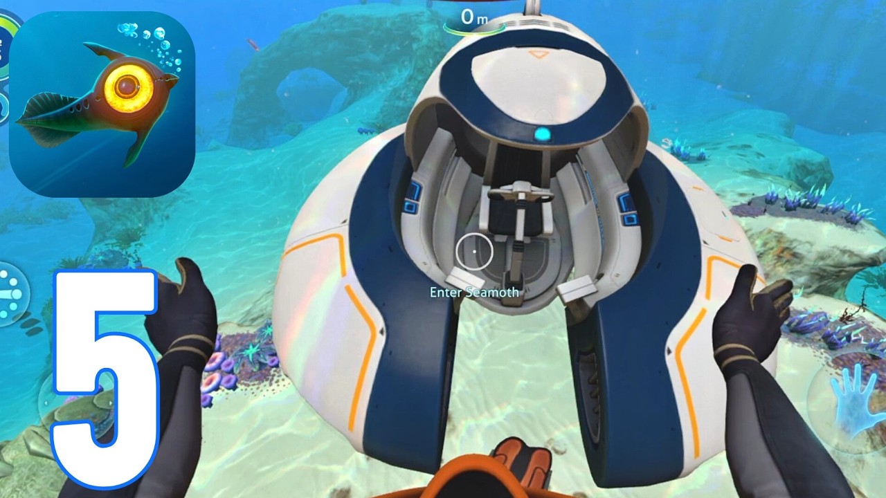 Subnautica Mobile - Gameplay Walkthrough Part 5 - Seamoth (ios,Android)