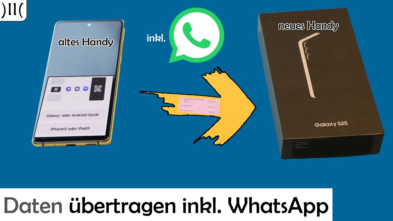 Handy Daten auf neues Handy übertragen
