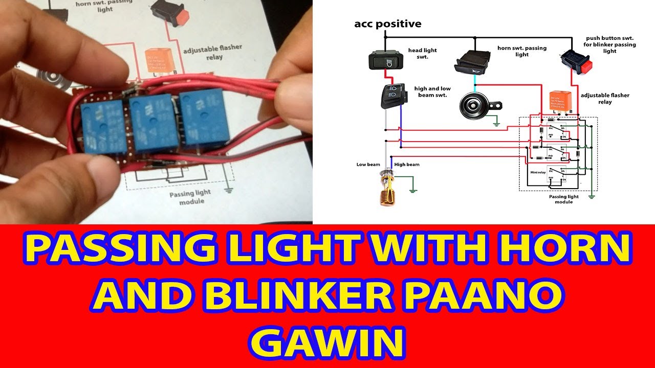 PASSING LIGHT WITH HORN AND BLINKER PAANO GAWIN