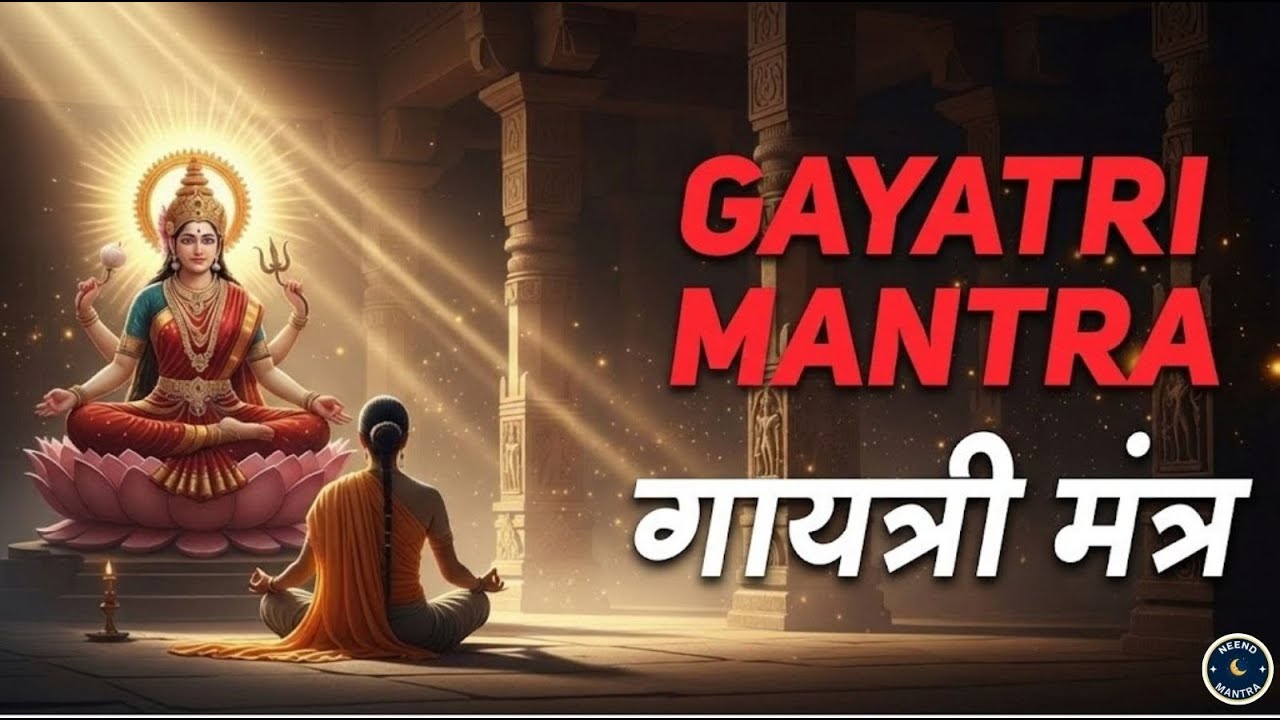 ॐ भूर्भुवः स्वः | Gayatri Mantra for Peace, Wisdom & Positive Energy | Neend Mantr