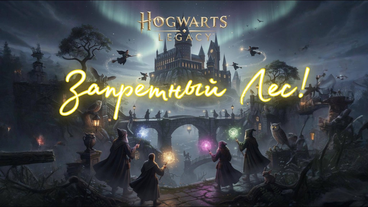 Запретный Лес! НЕ  ХОДИ ТУДА!!!Hogwarts Legacy #5 Часть.