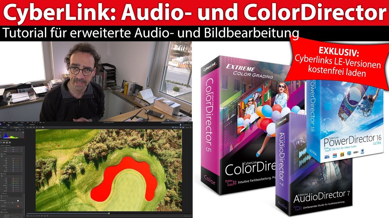 Tutorial: Videoverbesserung mit CyberLink ColorDirector LE - exklusiv kostenfrei laden
