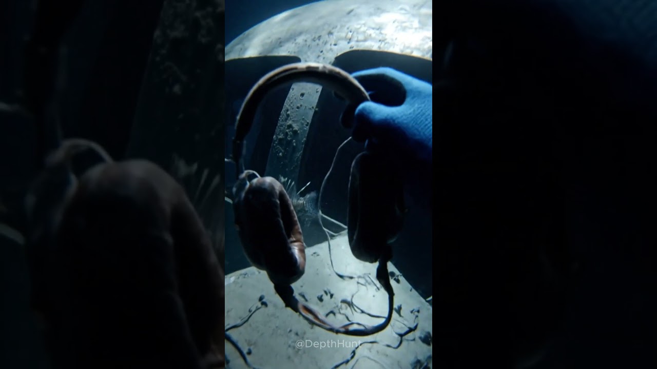 A Pilot Headset Found Underwater