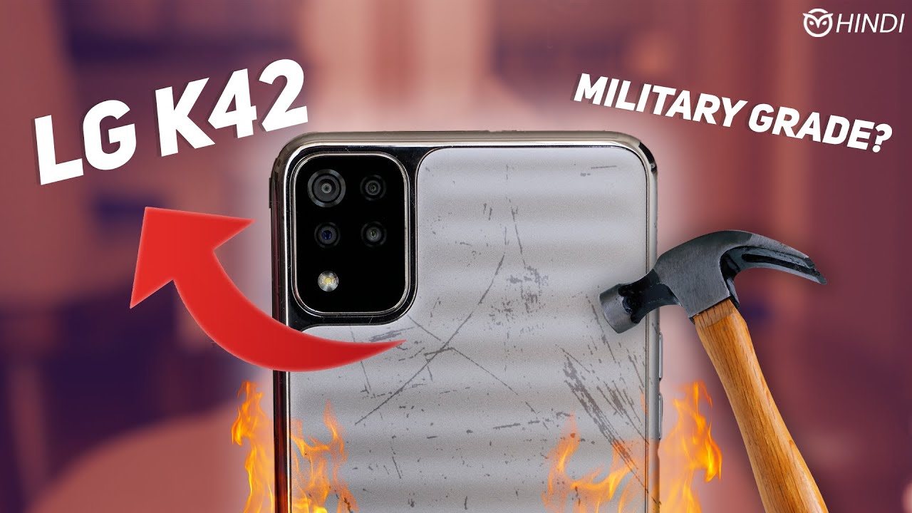 LG K42: The Most Durable Budget Phone? Mil-STD 810G Testing! Drop Test | Water Test [Hindi]