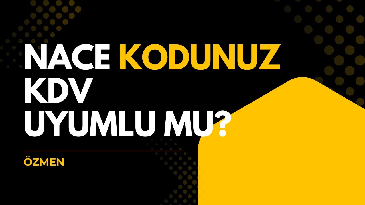 1 Ocak 2026&rsquo;dan İtibaren NACE Kodu ile Uyumlu KDV Oranı Zorunluluğu: İşletmeler Ne Yapmalı?