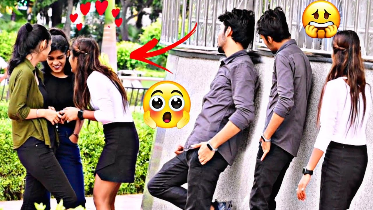 Watching Girls From Hidden Prank ll Gone Romantic 🥰 sk pranky tv