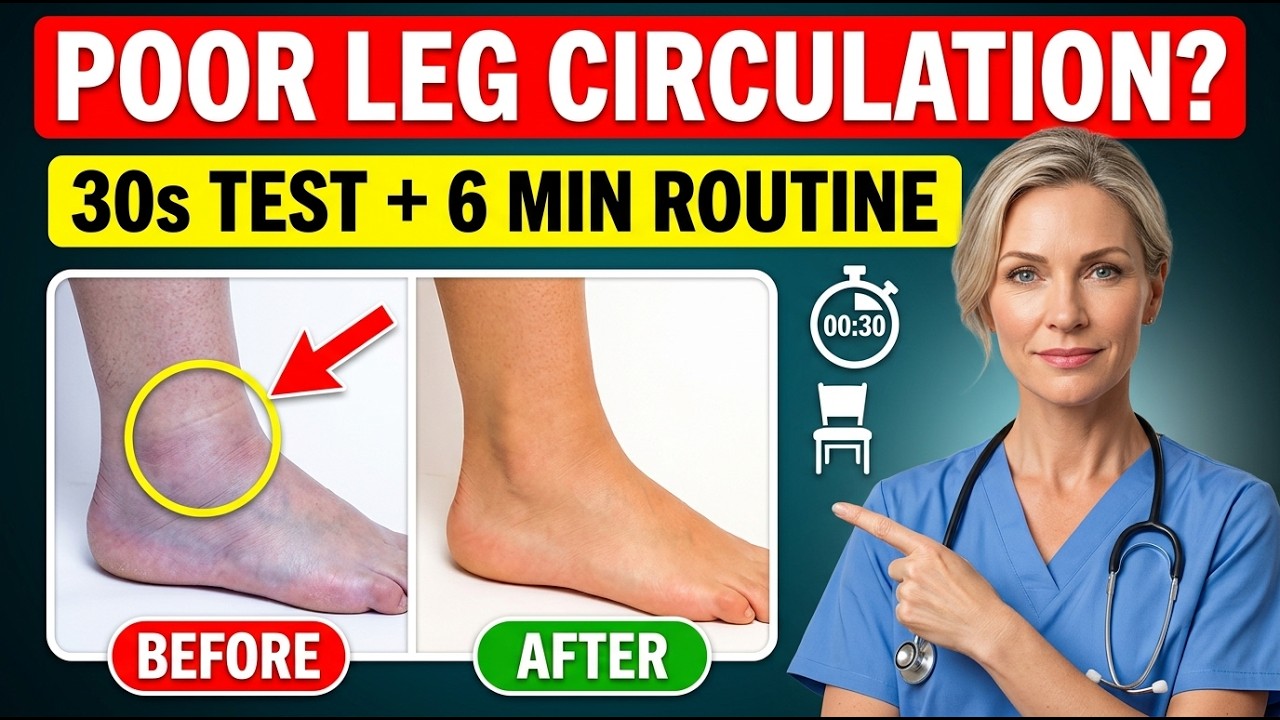 Over 60? Do This 6-Min Seated Routine to Improve Leg Circulation & Walking Confidence