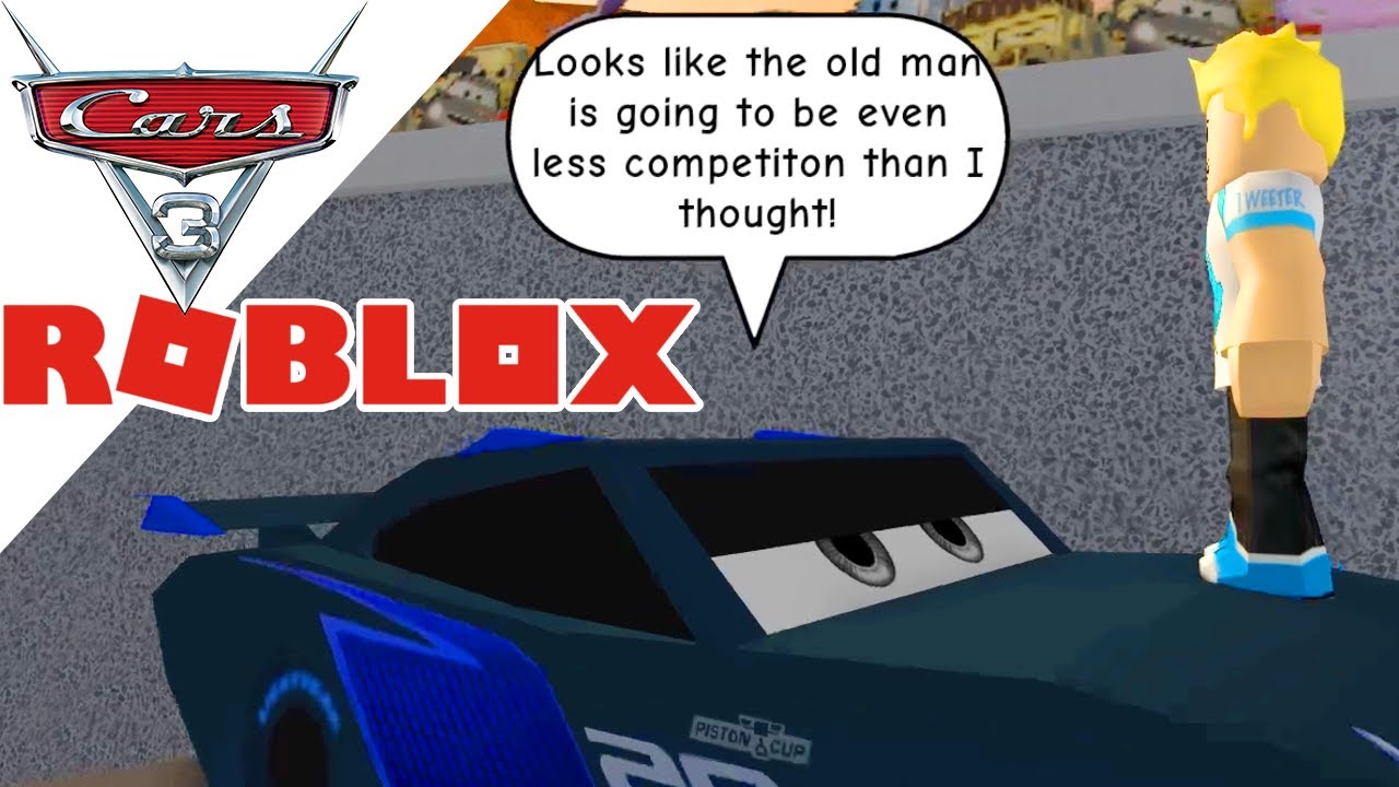 ROBLOX CARS 3 OBBY | SAVE McQUEEN! | RADIOJH GAMES & GAMER CHAD