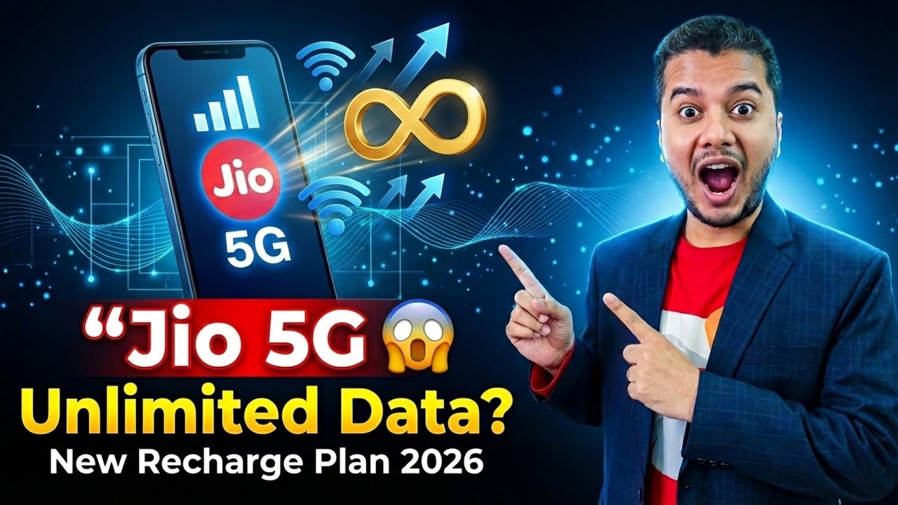Jio 5G Unlimited Data Plan 2026 😱 | Jio New 5G Recharge Plan 2026 Full Details